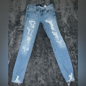 Ripped Hollister Jeans